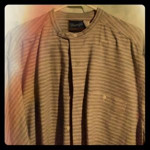 Wrangler Men's Long Slv Western Style buttondown